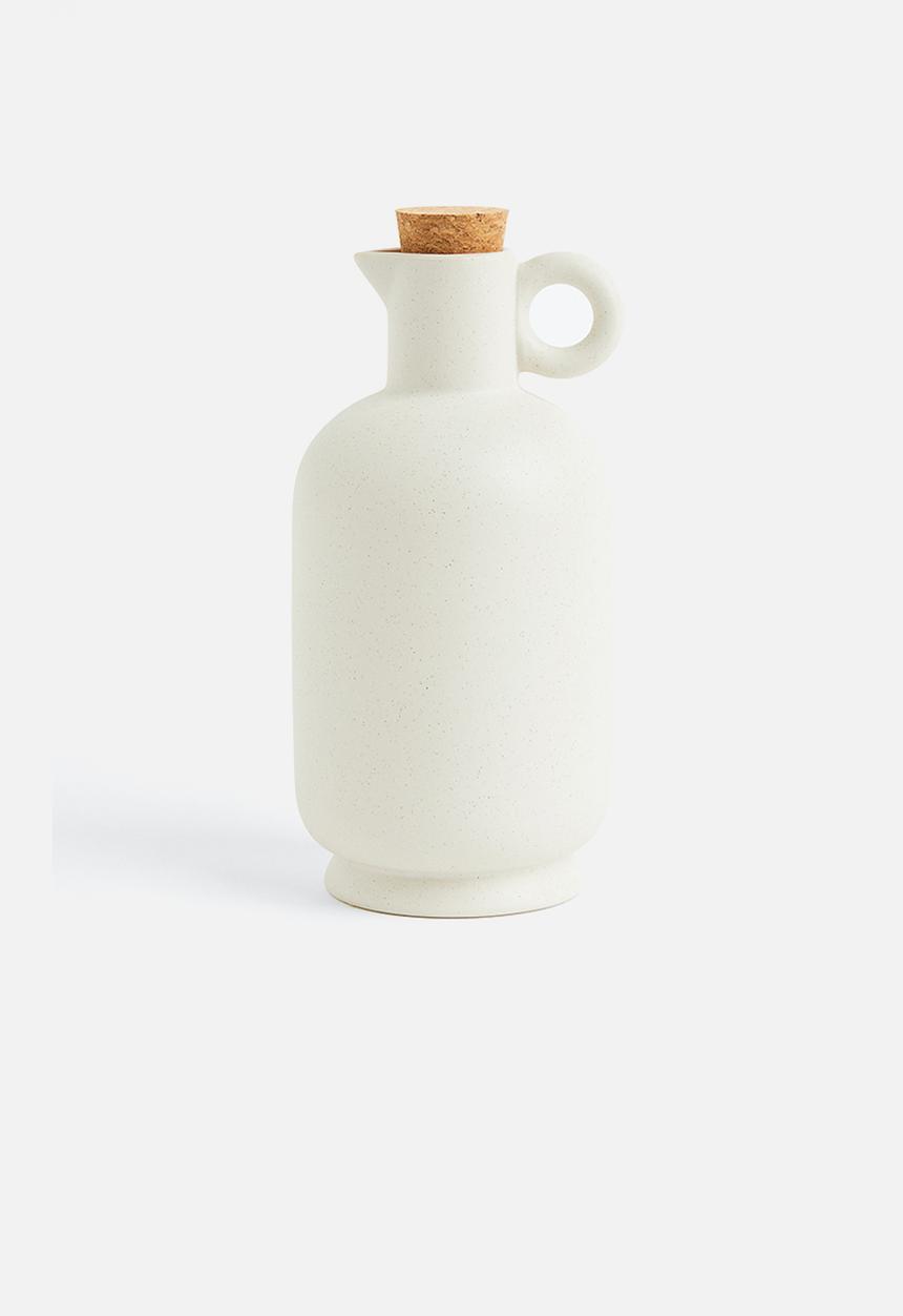 H&M - Oil and vinegar bottle - light beige