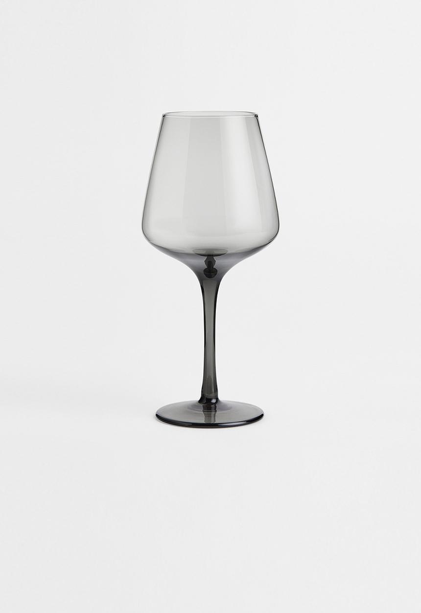 H&M - Wine glass - dark grey