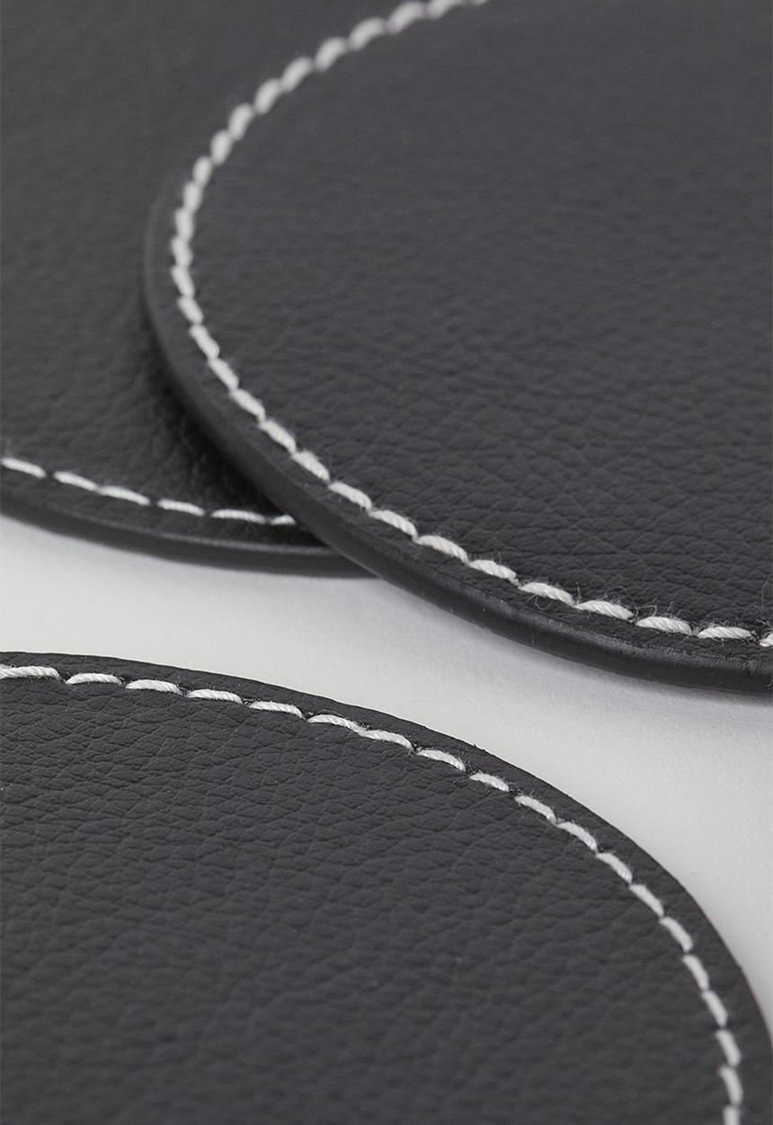 H&M - 4-pack coasters - black