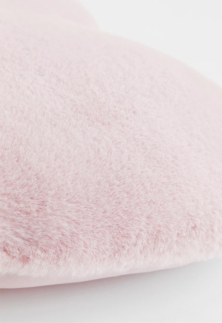 H&M - Heart-shaped cushion - light pink