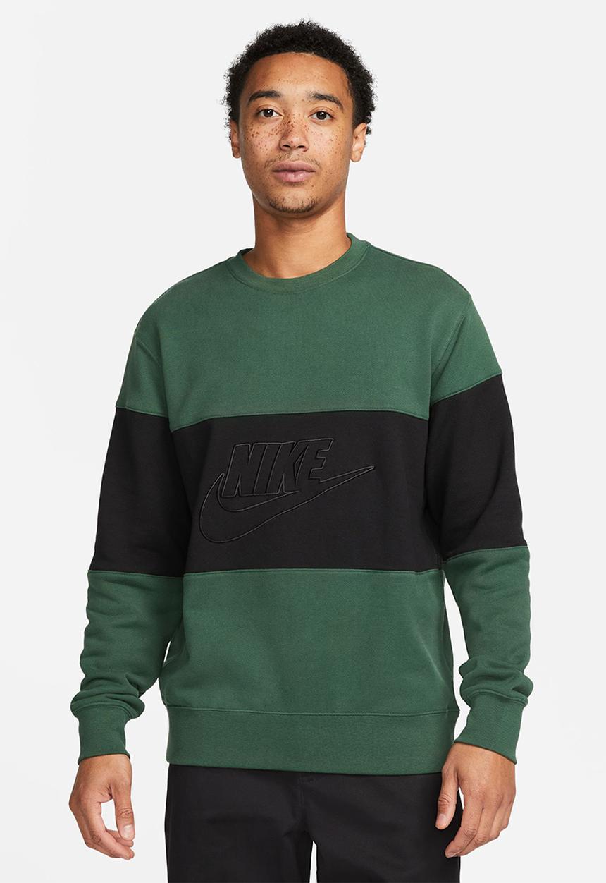 Nike - M nk club ft crew cb - green