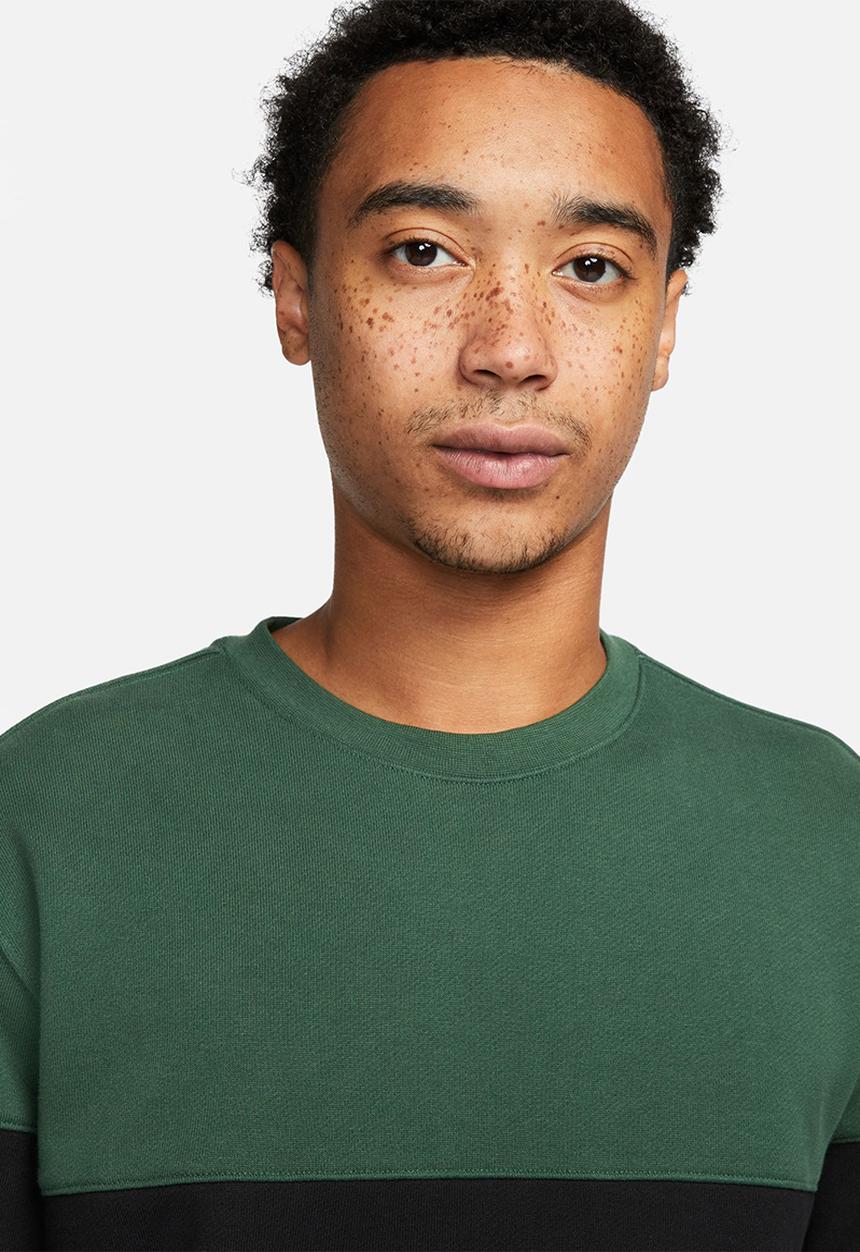 Nike - M nk club ft crew cb - green