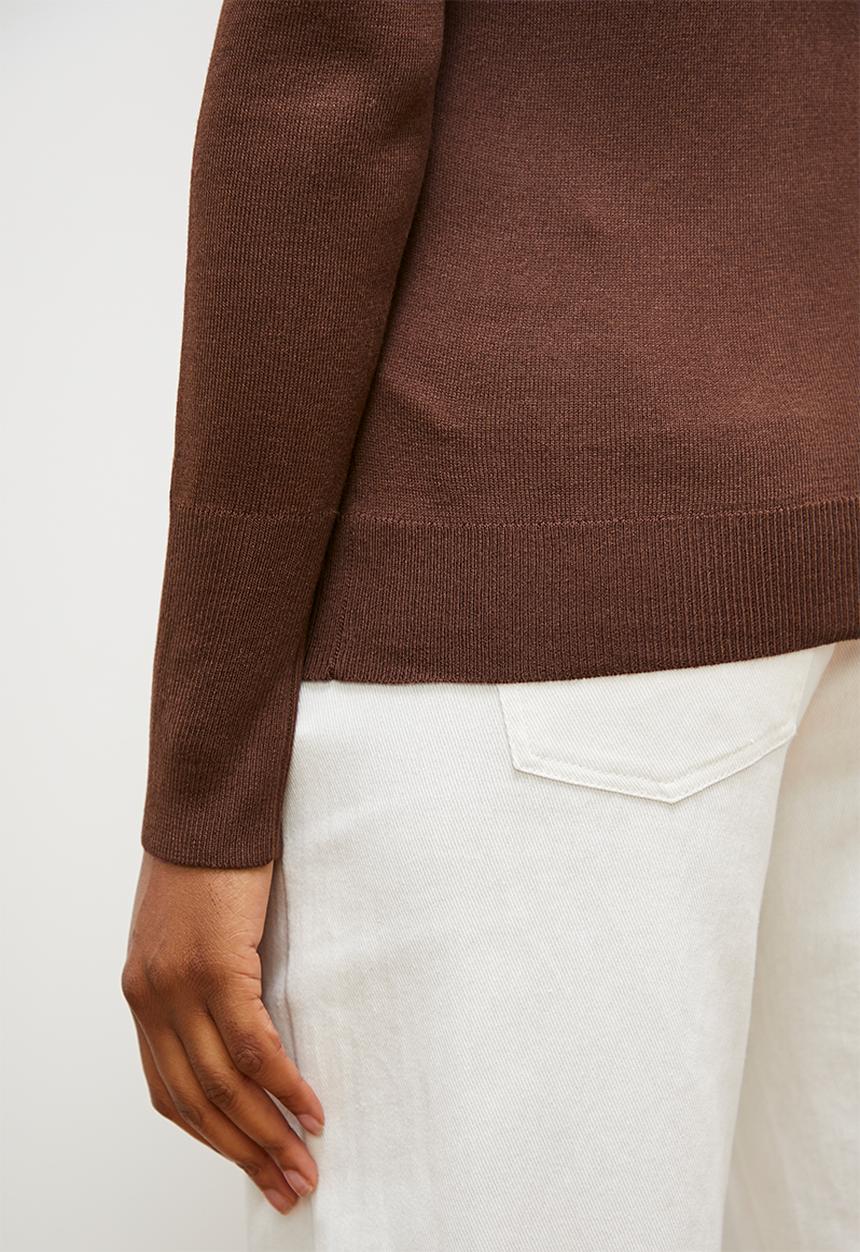 edit - Polo neck - choc