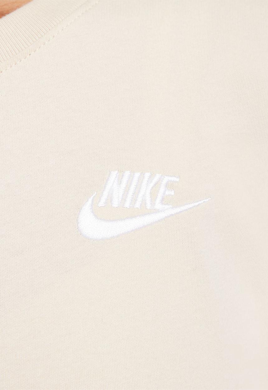 Nike - W nsw tee club - sanddrift/white