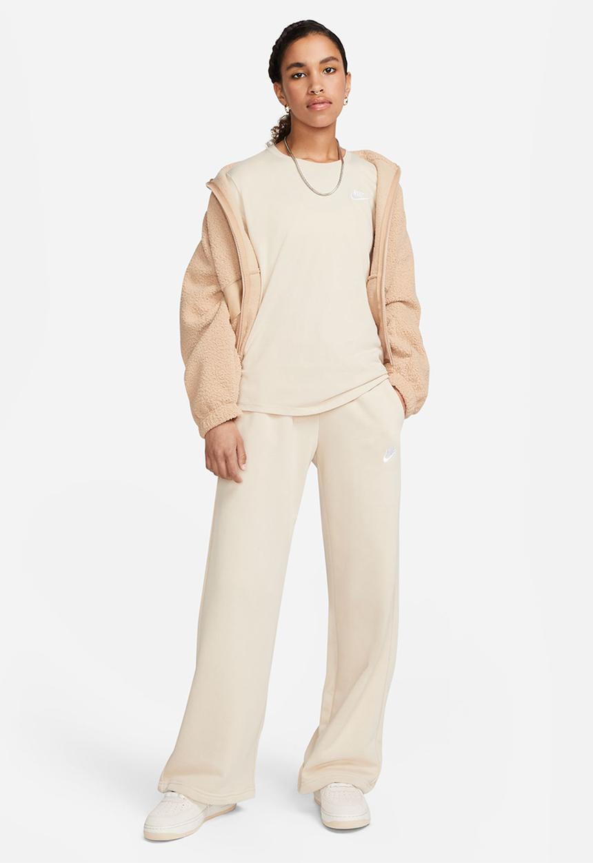 Nike - W nsw tee club - sanddrift/white