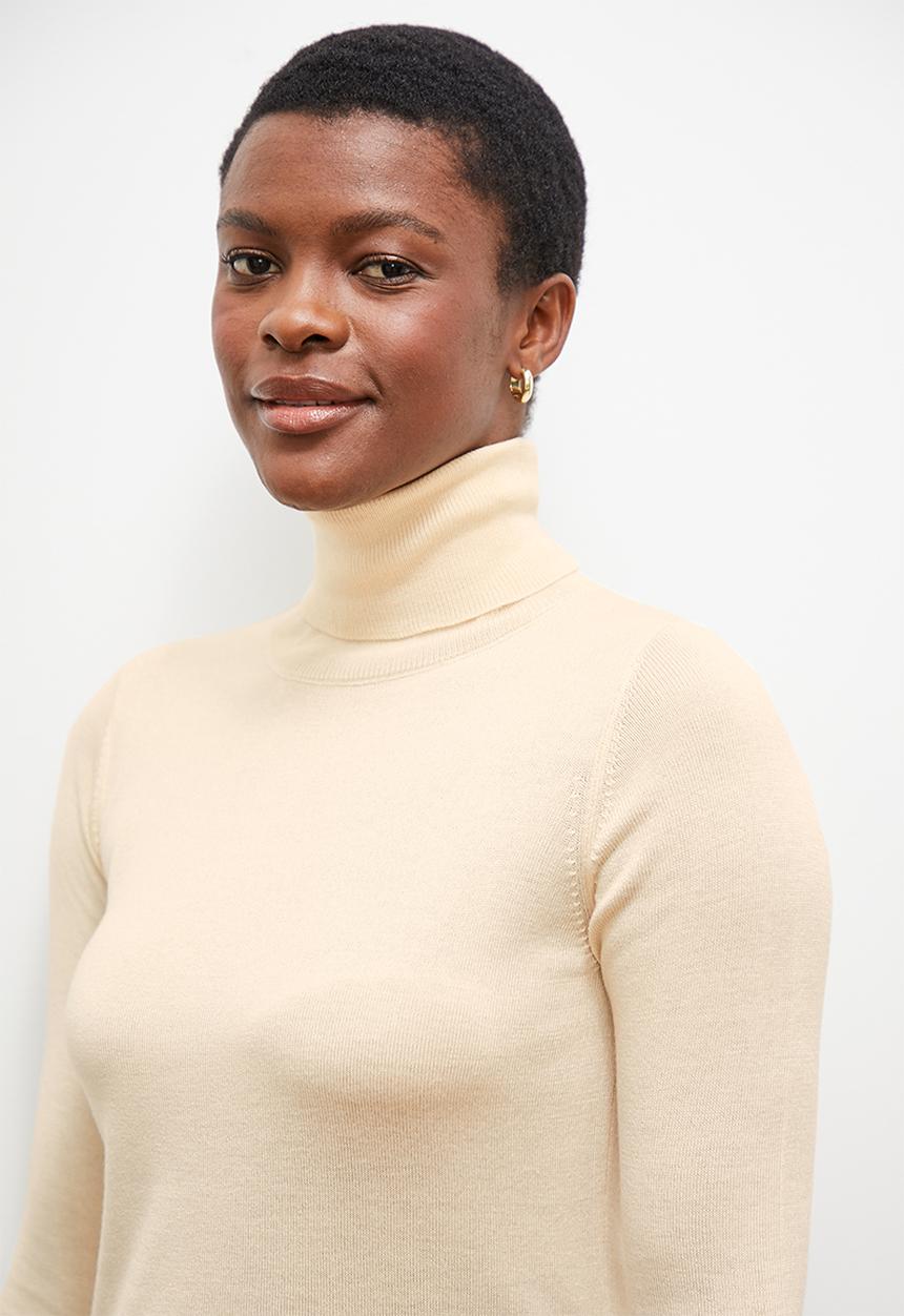 edit - Polo neck - ecru