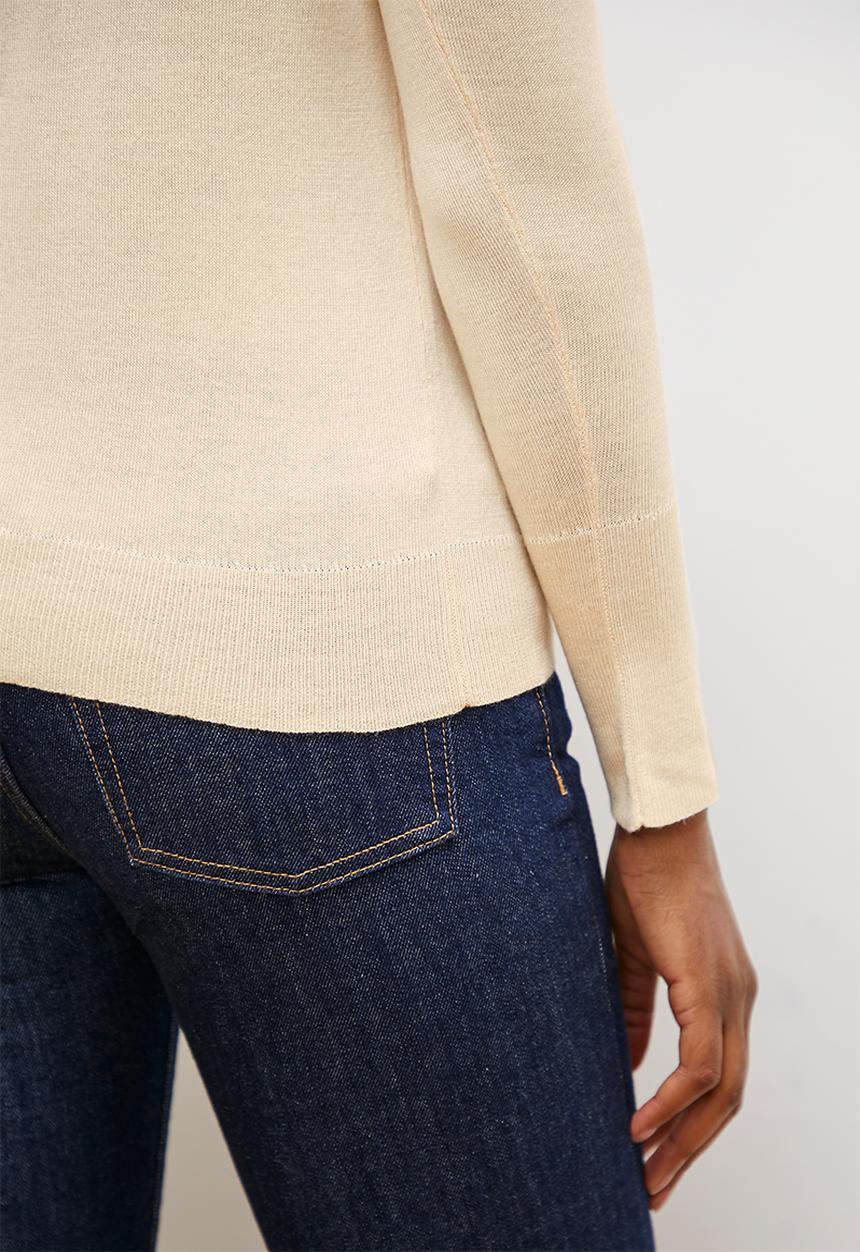 edit - Polo neck - ecru