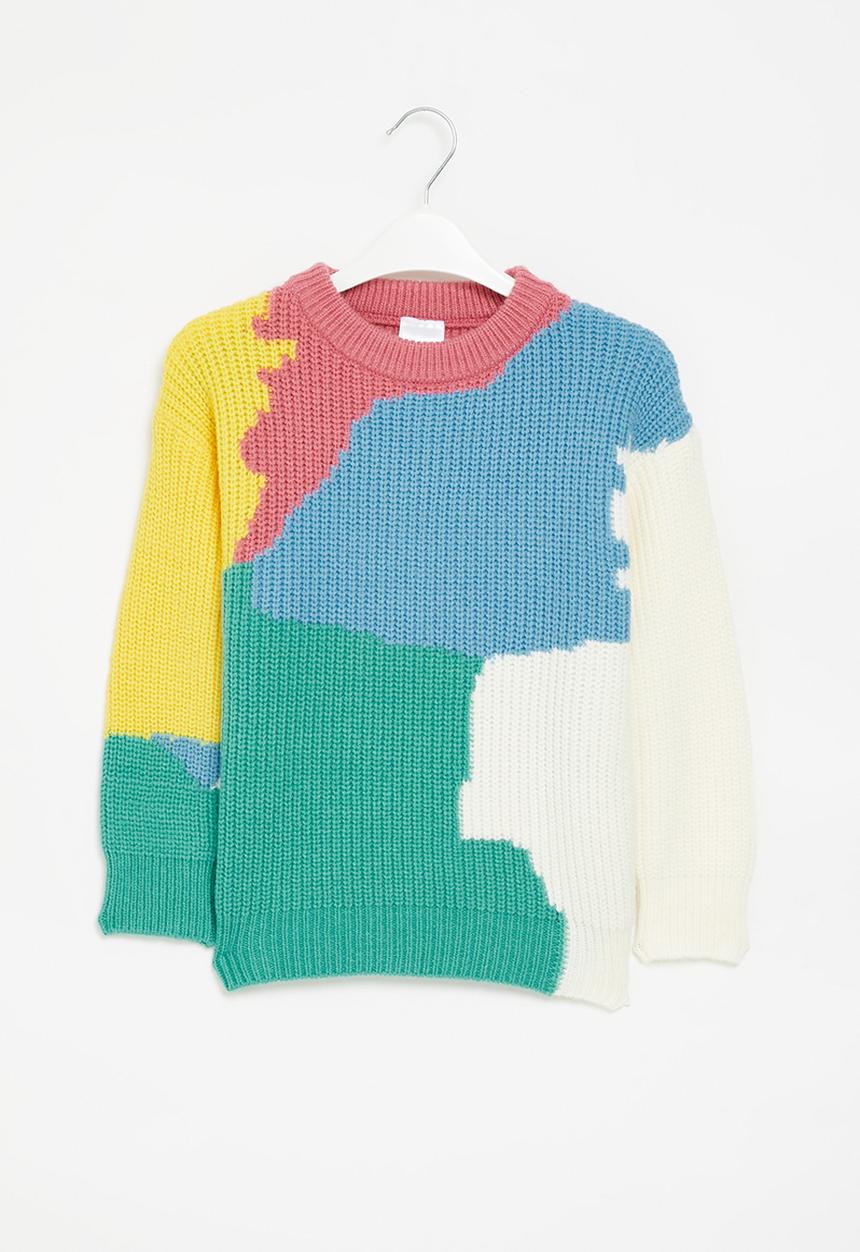 Pop Candy - Colourblock jersey - multi