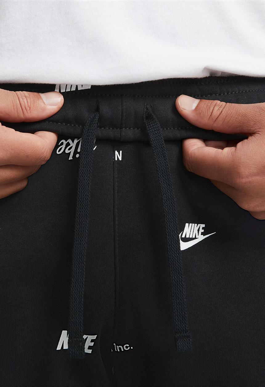 Nike - M nk club+ bb jggr aop - black