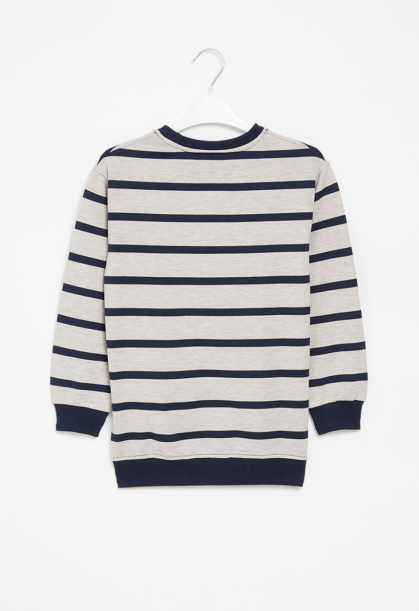 Pop Candy - Stripe sweatshirt - white
