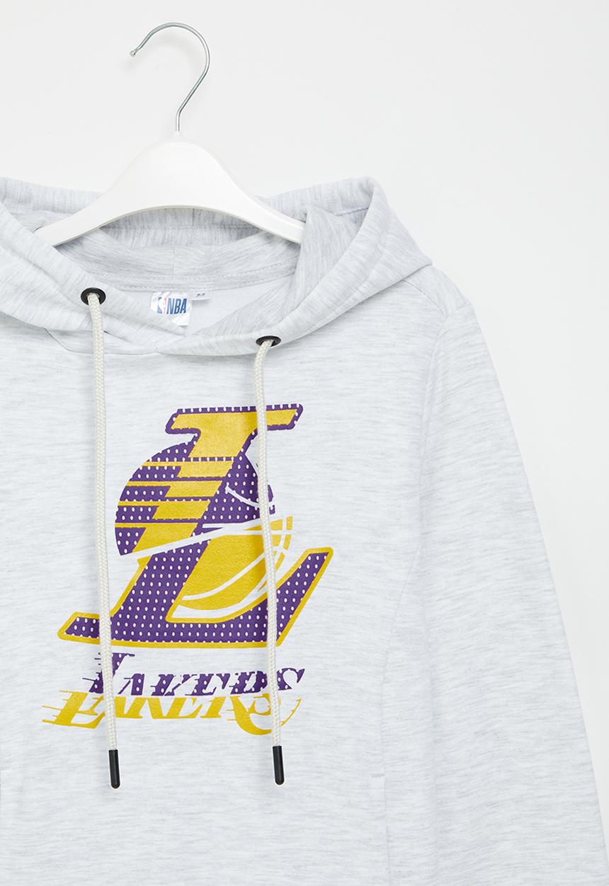 NBA - LA Lakers kids transition hoodie - ice melange