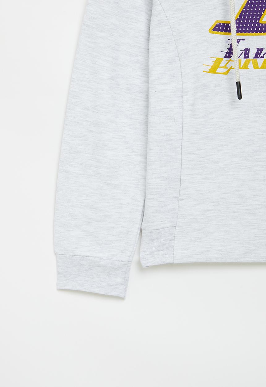 NBA - LA Lakers kids transition hoodie - ice melange