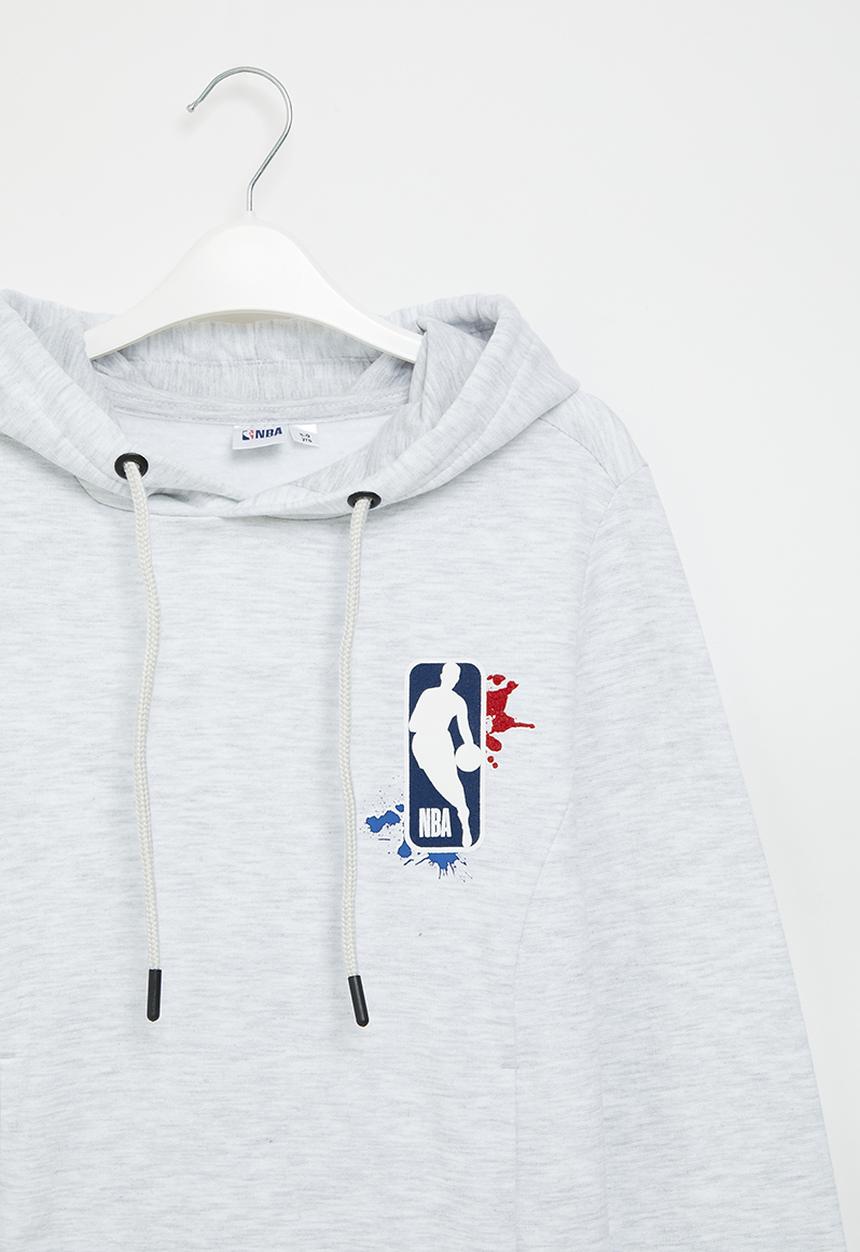 NBA - NBA Kids transition hoodie - ice melange
