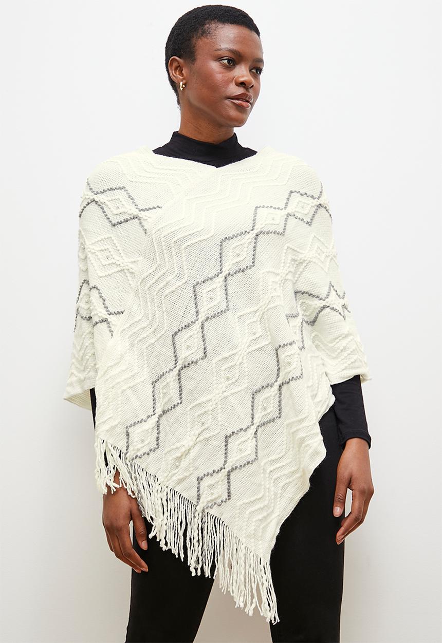 edit - Emmie poncho - cream