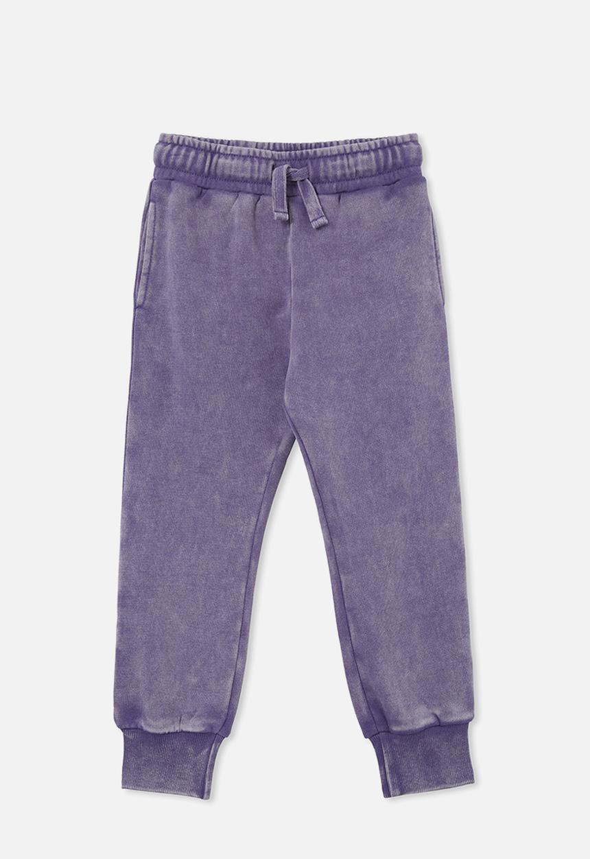 Cotton On - Marlo track pant - purple lake wash