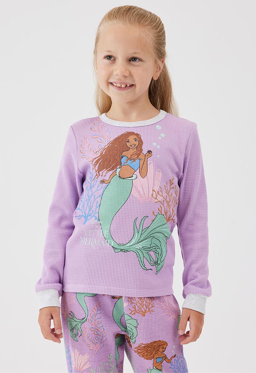 Cotton On - Farrah long sleeve pyjama set license - lcn dis lilac drop/ariel