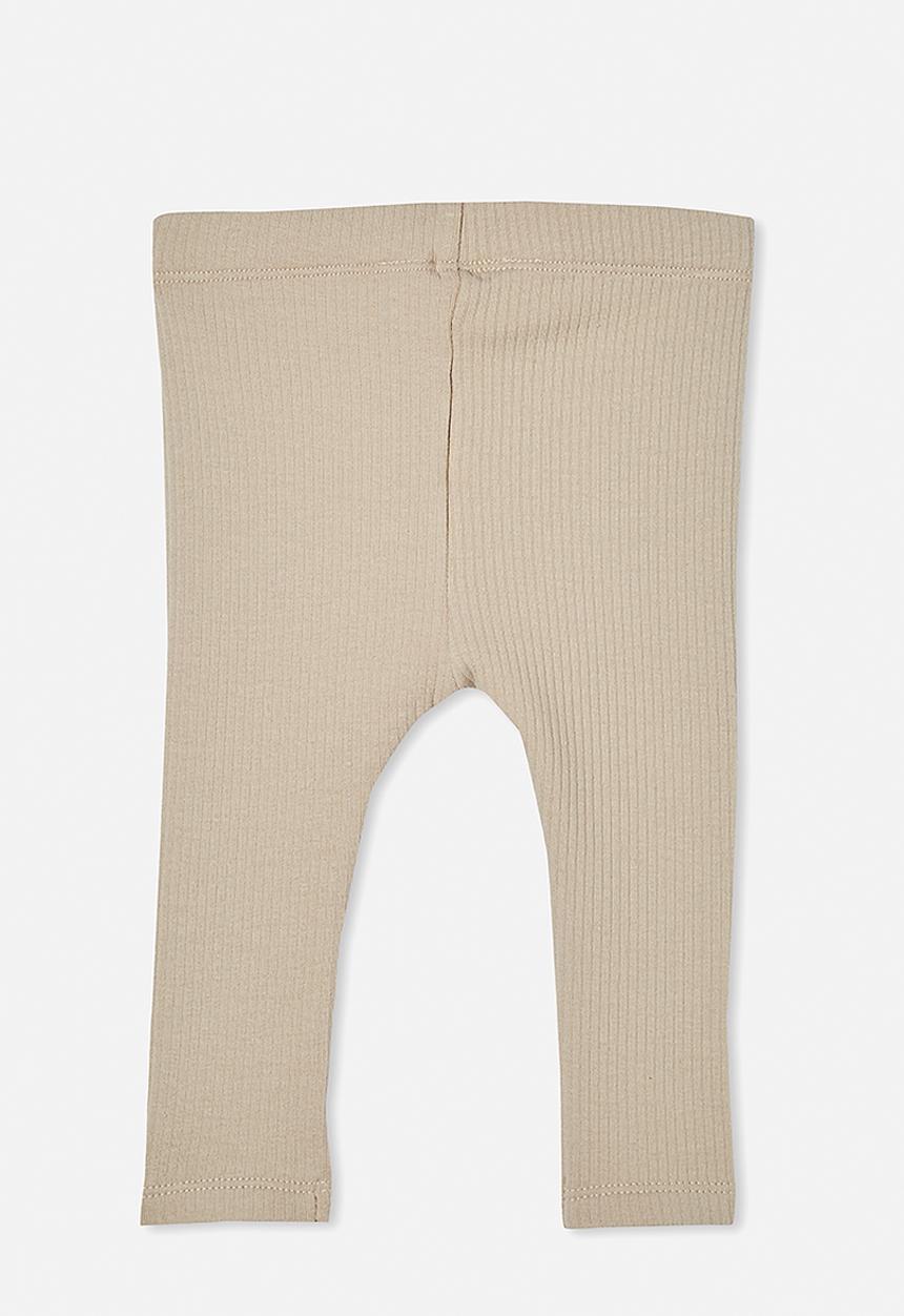 Cotton On - Rib fleece jogger - rainy day