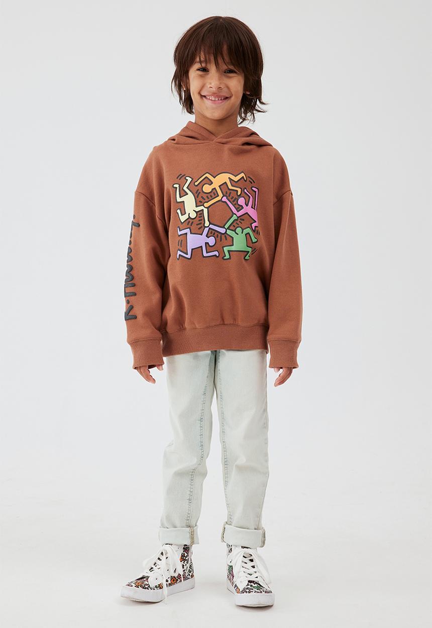 Cotton On - License emerson hoodie - lcn kei coco jumbo / keith haring group