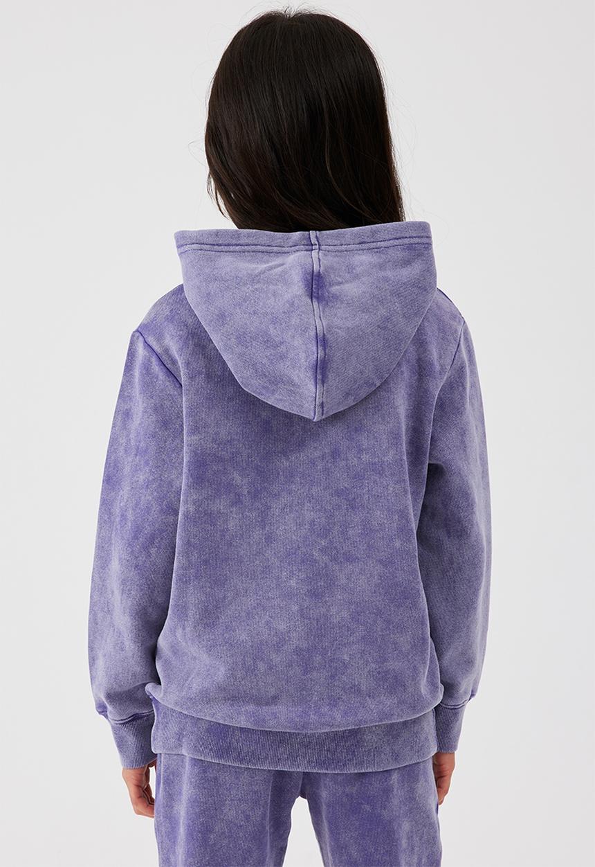 Cotton On - Milo hoodie - purple lake wash