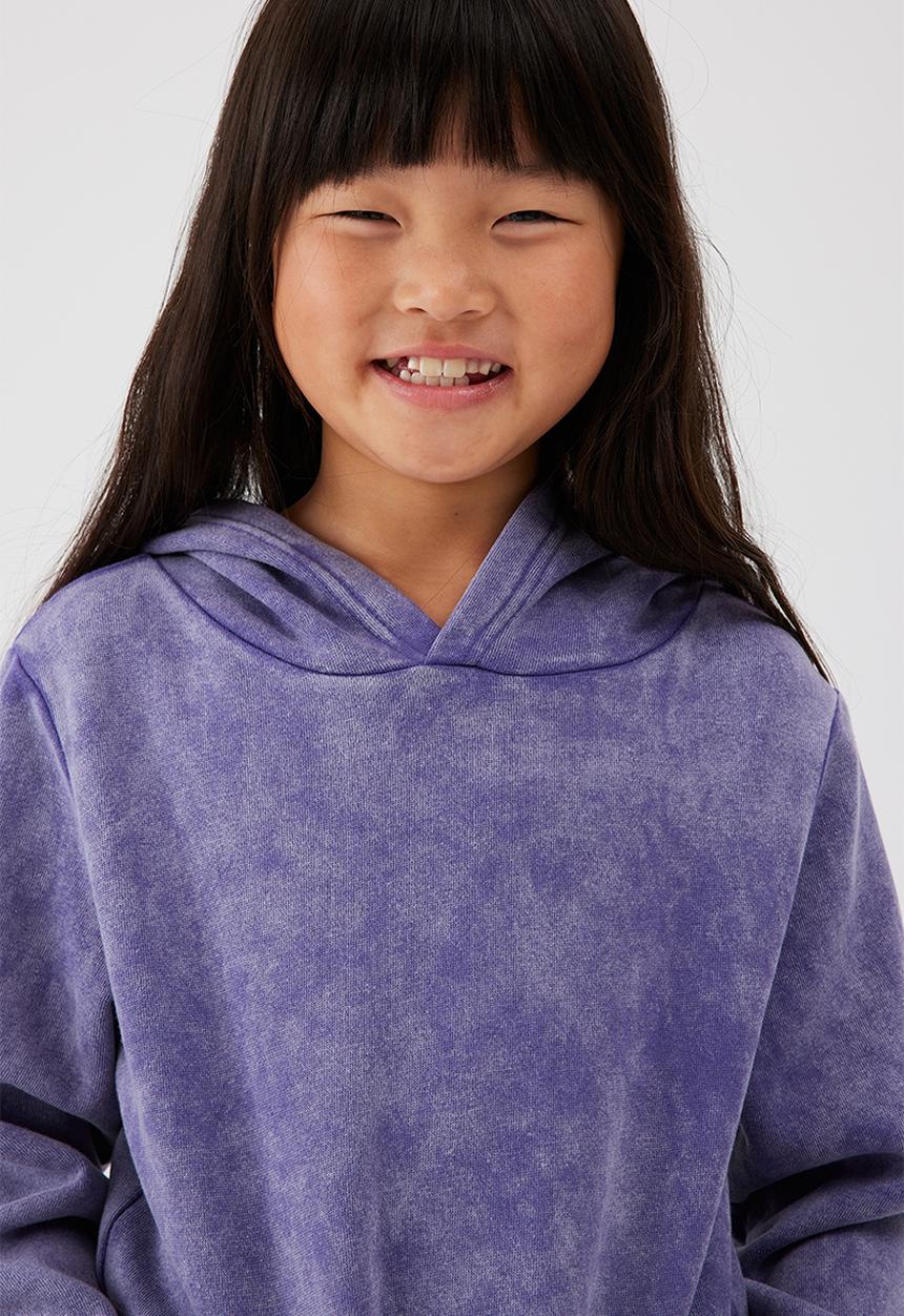 Cotton On - Milo hoodie - purple lake wash