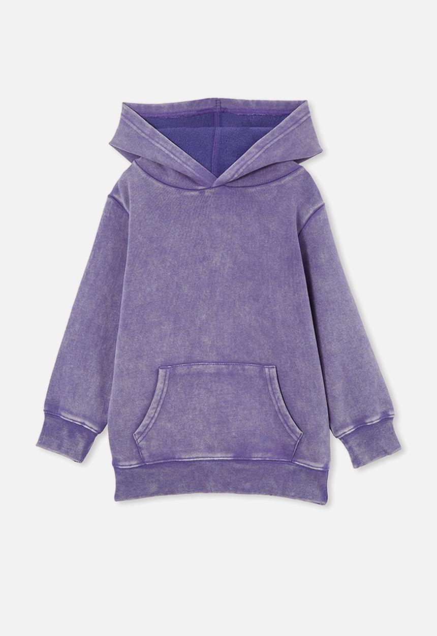 Cotton On - Milo hoodie - purple lake wash