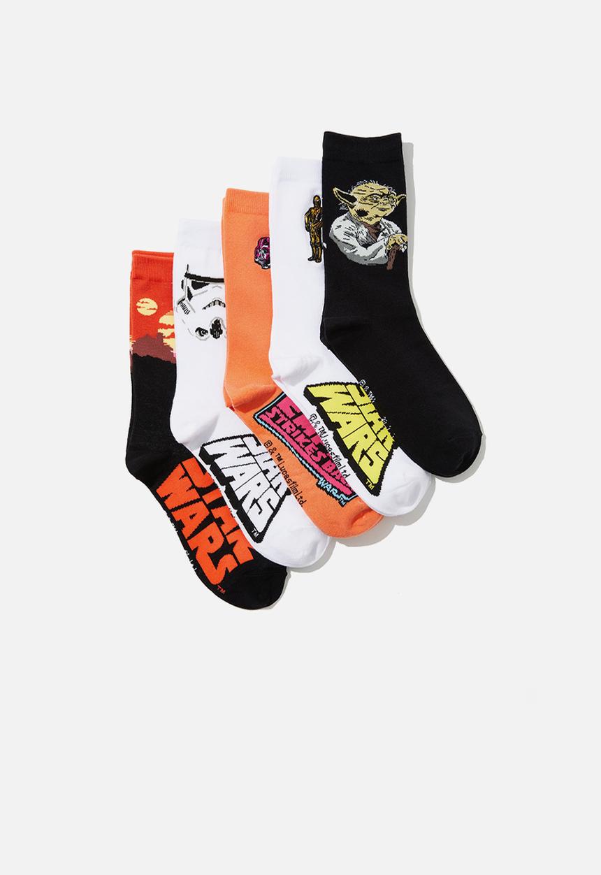 Cotton On - Tin of socks - sounds fishy multi (m/l)