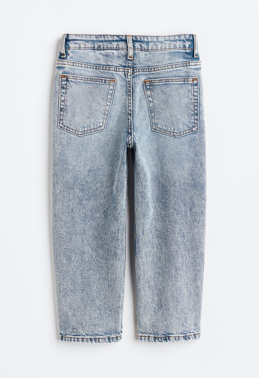 H&M - Loose fit jeans - light denim blue/keith haring