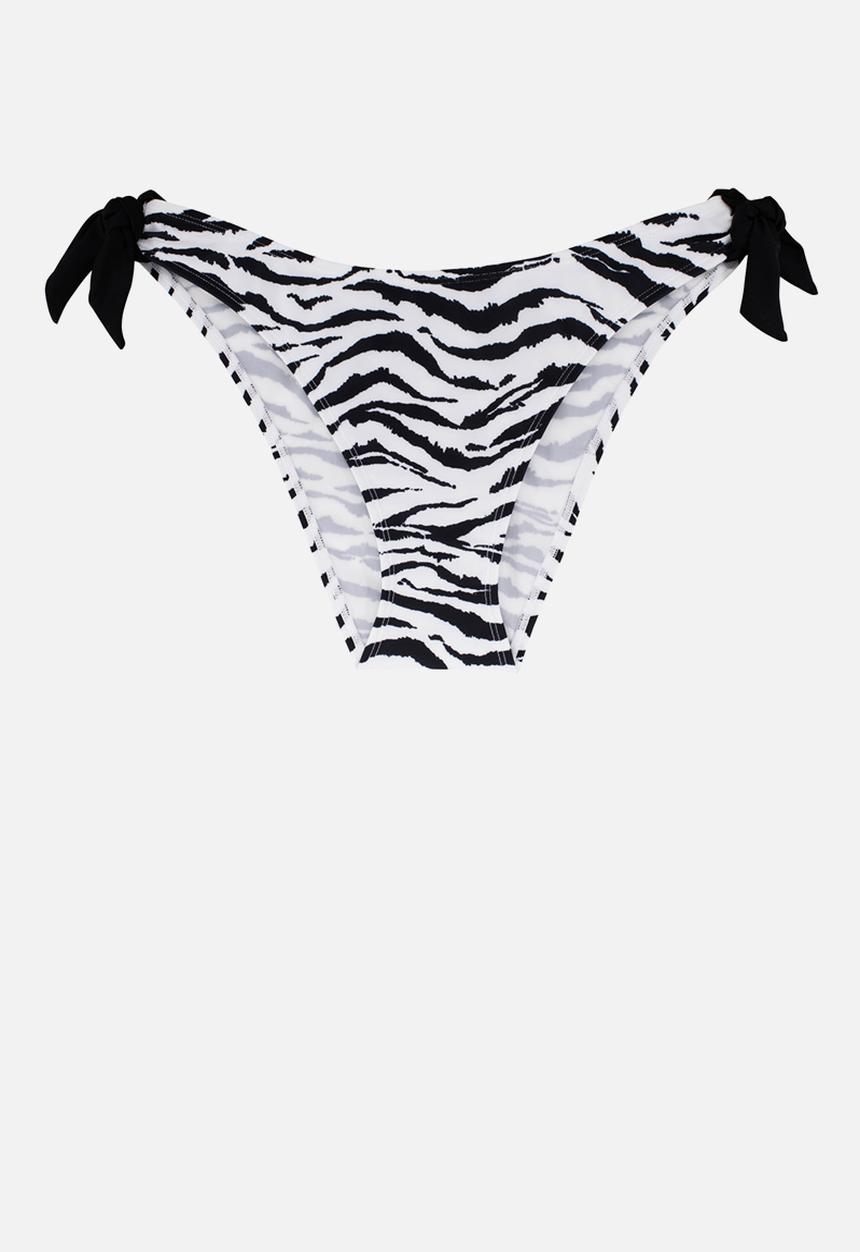 DORINA - Burdine high leg brief bikini bottom - black & white