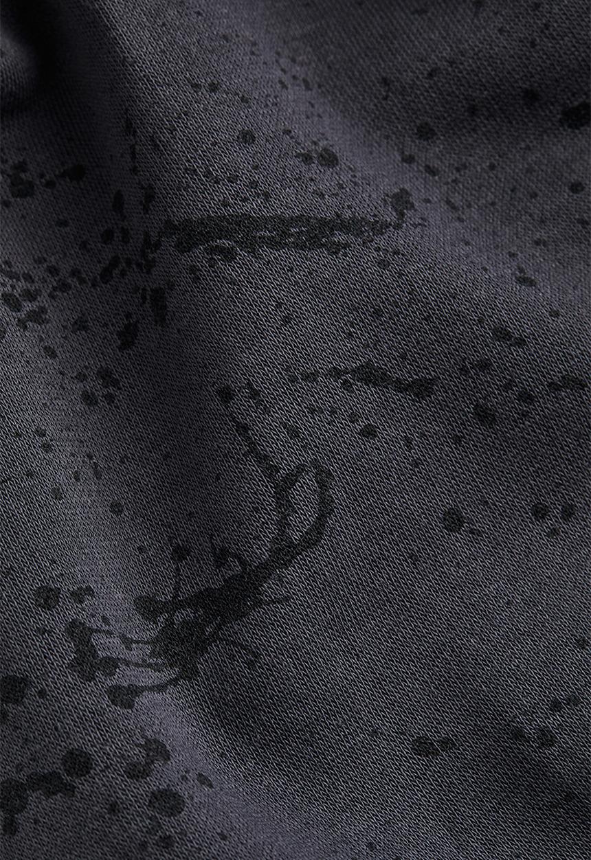 H&M - Printed joggers - dark grey/splatter print
