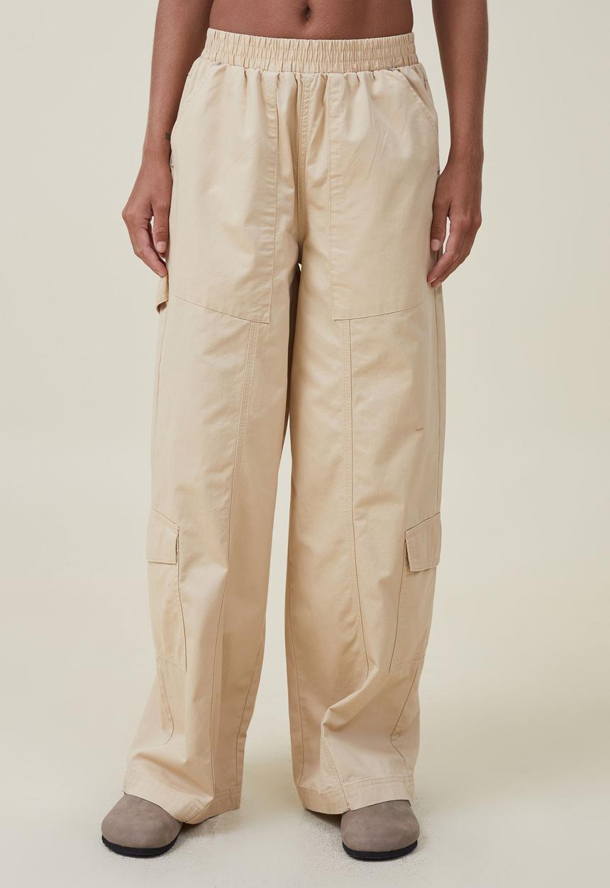 Cotton On - Quinn cargo pant - light sand