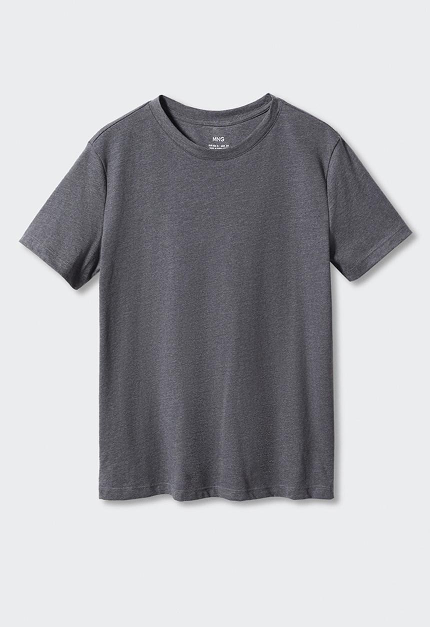 MANGO - T-shirt chalaca - grey