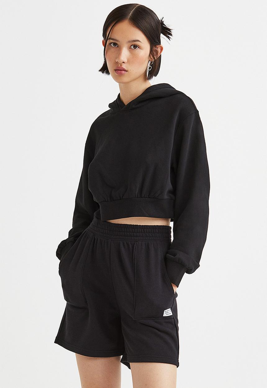 H&M - Sweatshorts - black