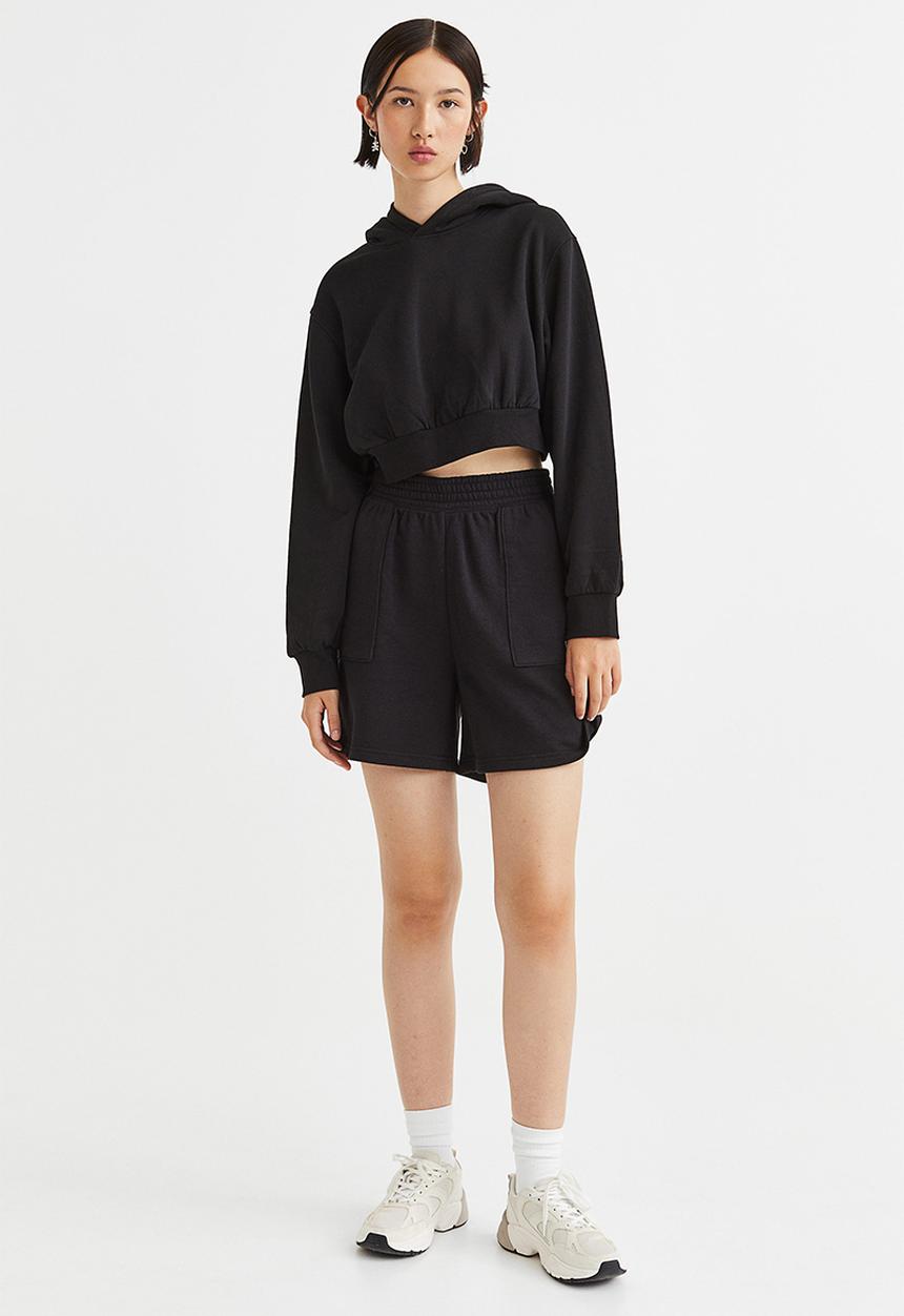 H&M - Sweatshorts - black