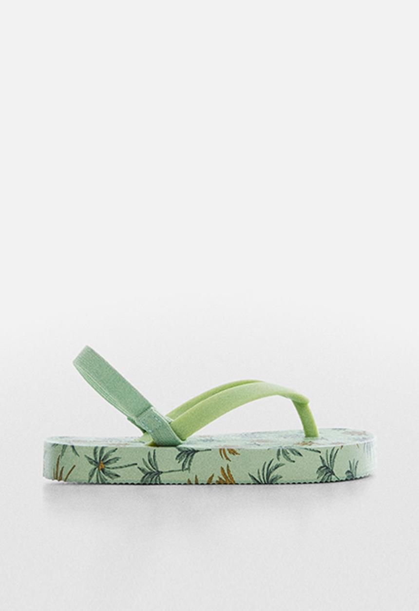 MANGO - Flip-flop palmb - verde