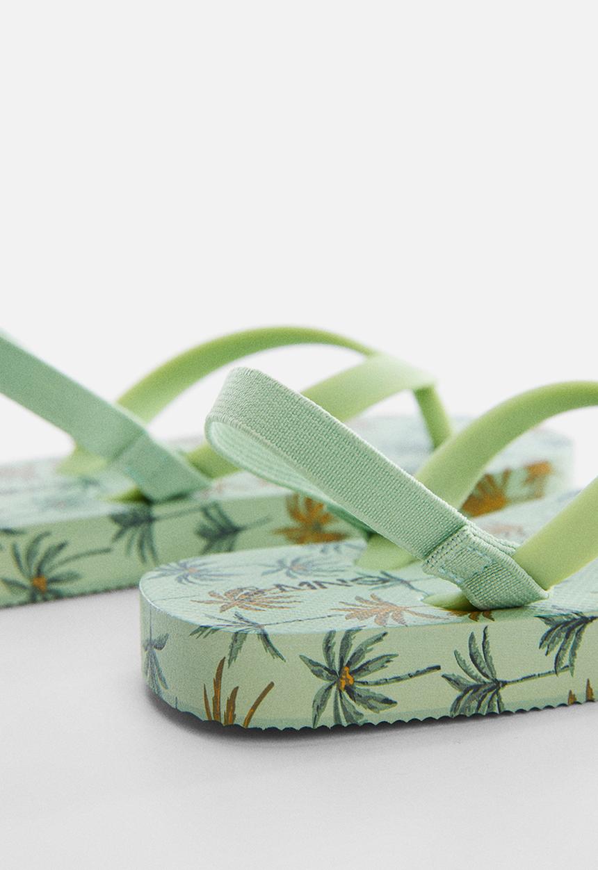 MANGO - Flip-flop palmb - verde