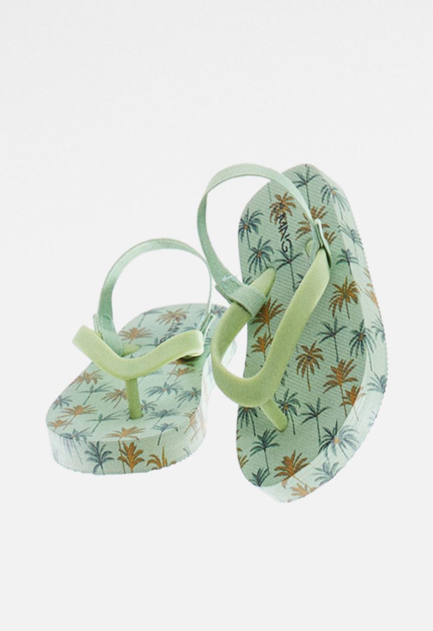 MANGO - Flip-flop palmb - verde
