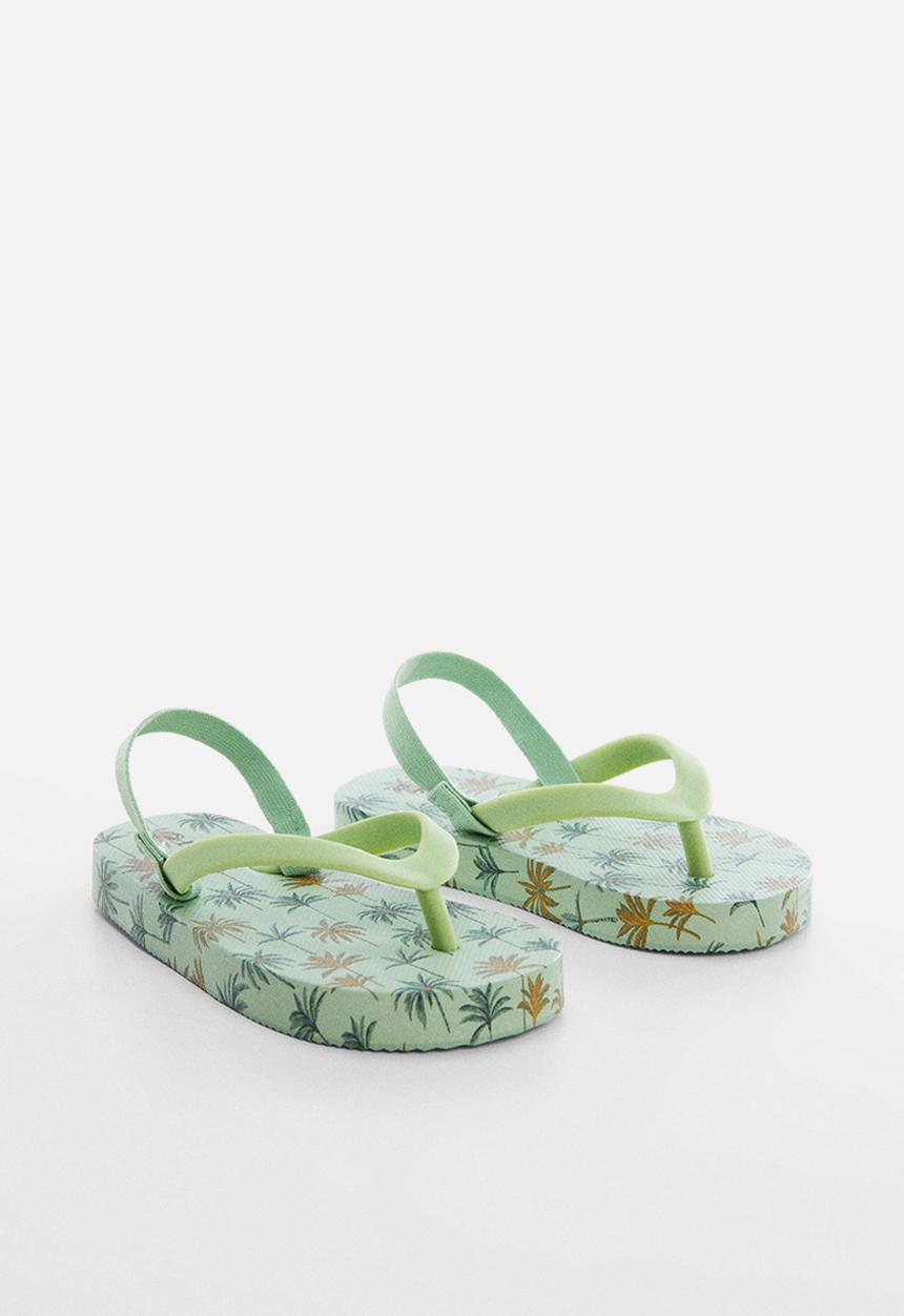 MANGO - Flip-flop palmb - verde