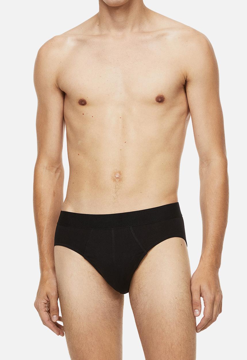 H&M - 3-pack xtra life™ briefs - black