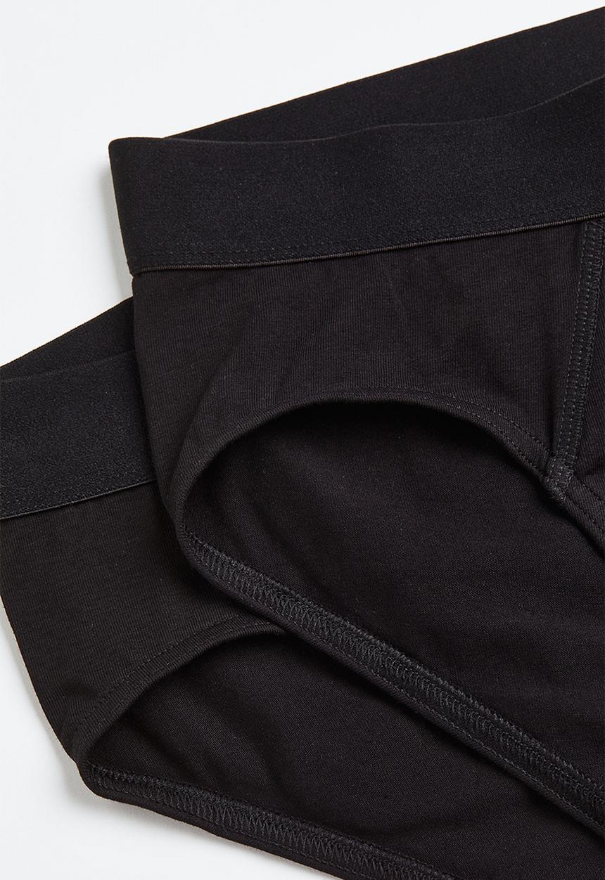 H&M - 3-pack xtra life™ briefs - black