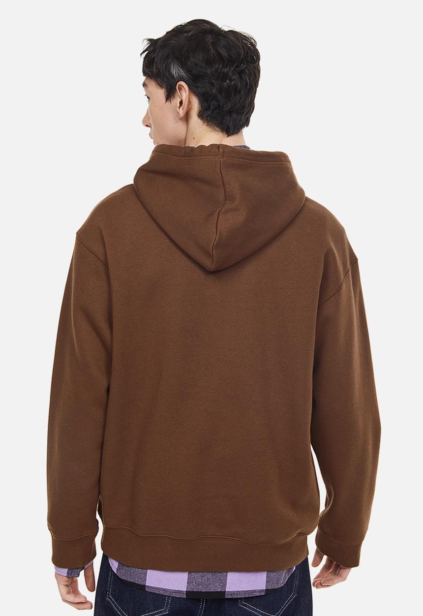 H&M - Relaxed fit hoodie - brown
