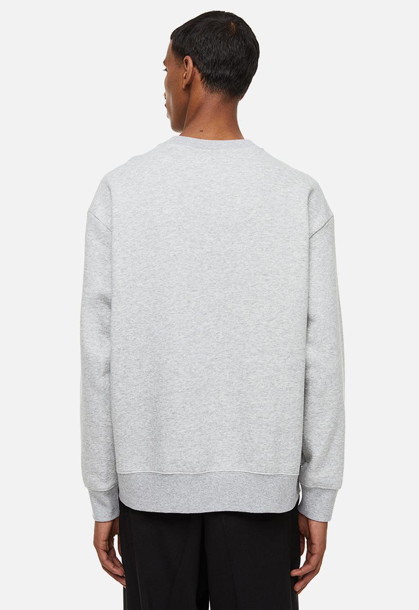 H&M - Relaxed fit printed sweatshirt - light grey marl/perception