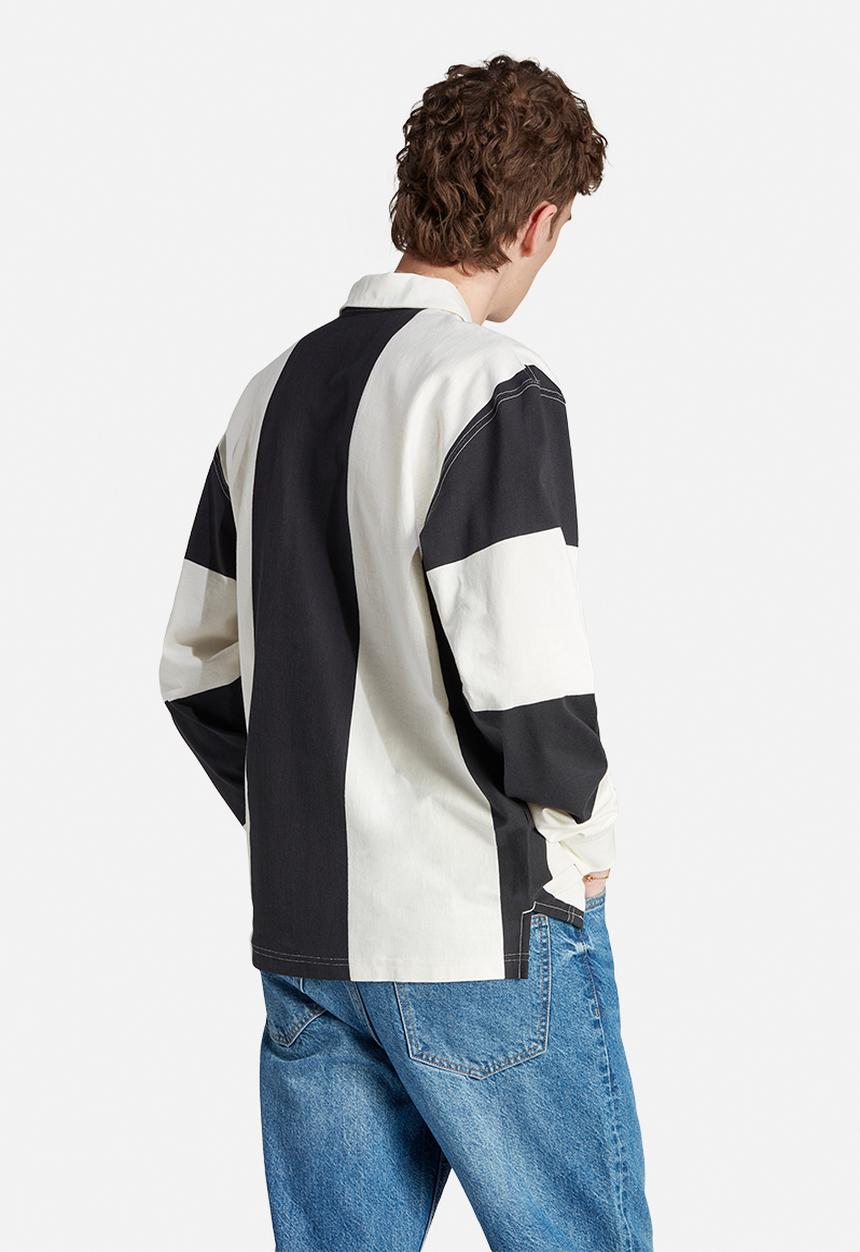adidas Originals - Hack rugby tee - black & white