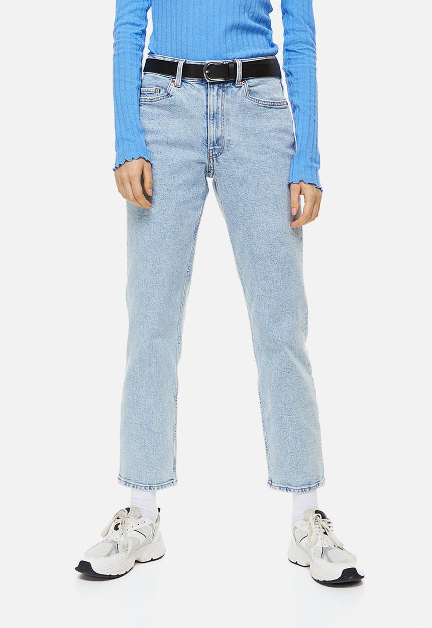 H&M - Slim regular ankle jeans - light denim blue 