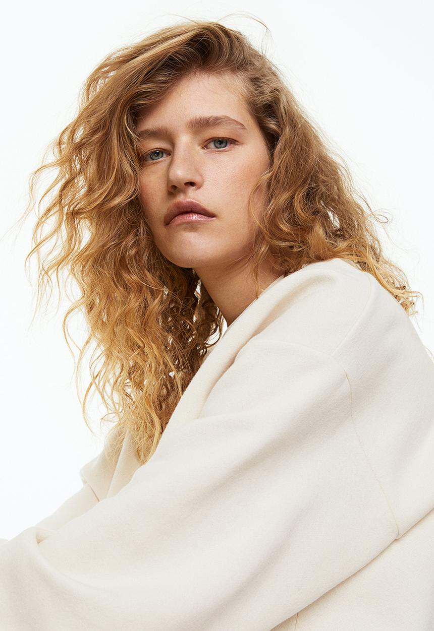 H&M - Crew-neck sweatshirt - cream/voyage