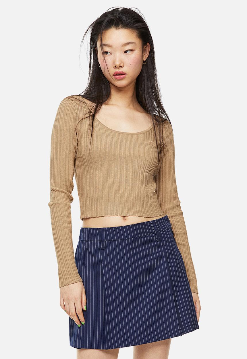 H&M - Knitted top - beige