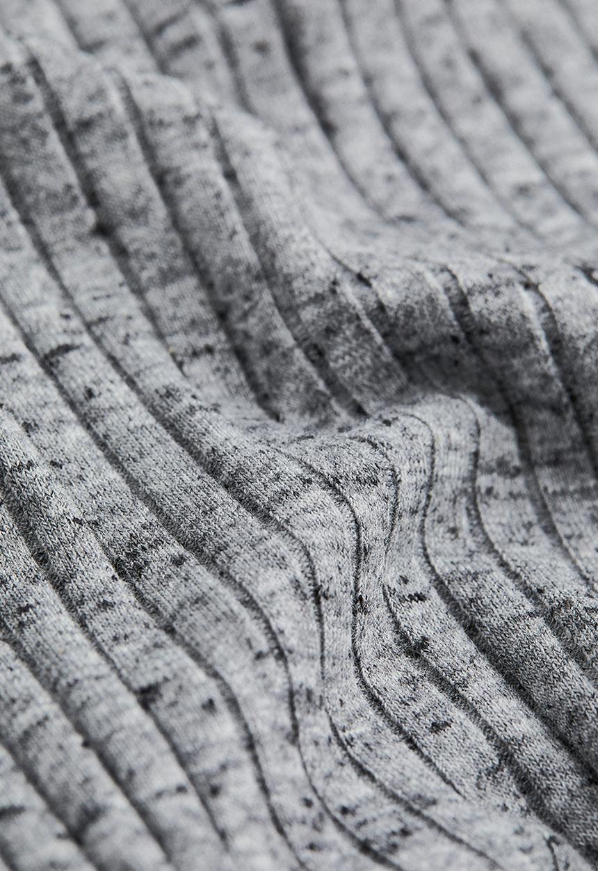 H&M - Flared leggings - light grey marl 