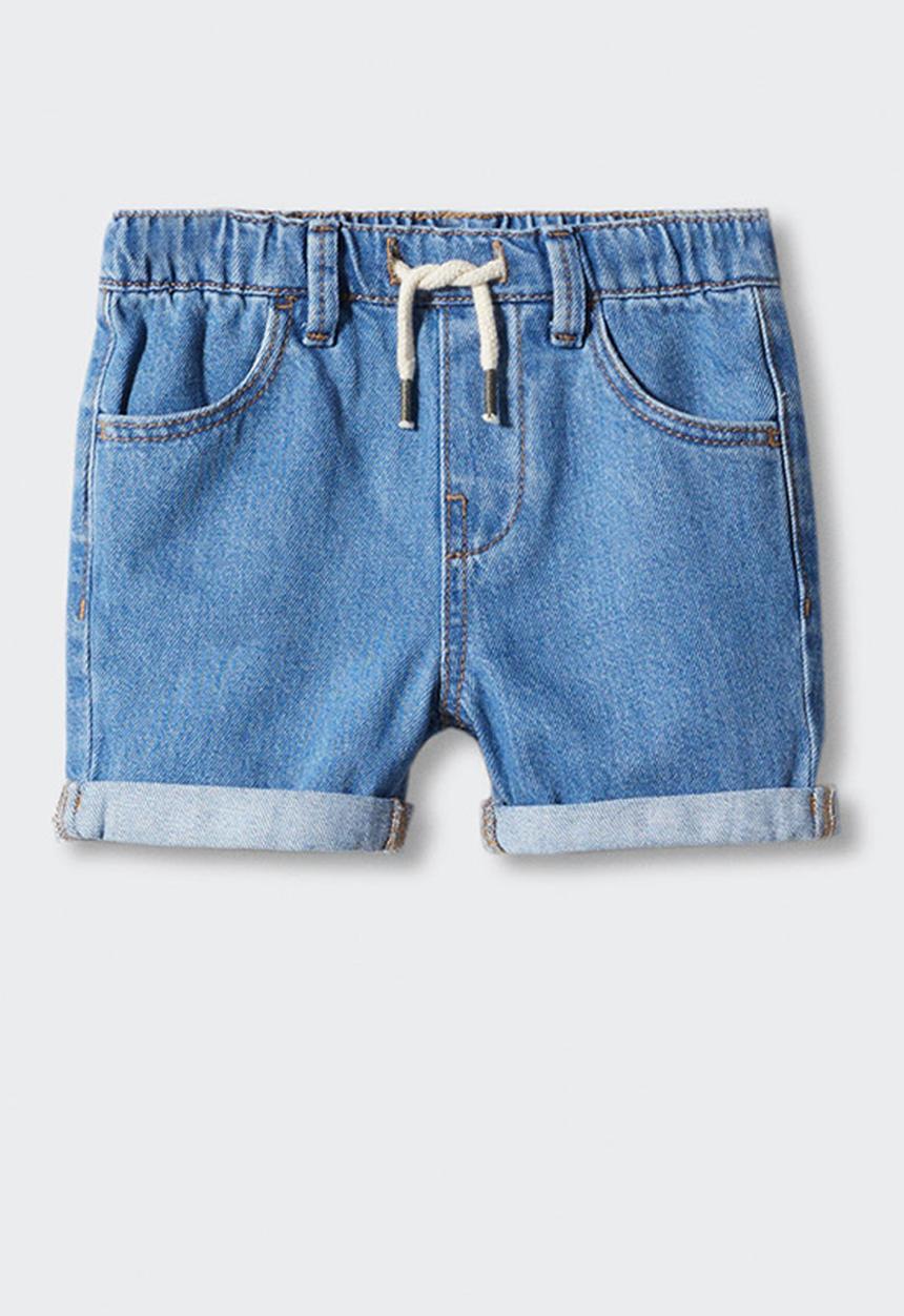 MANGO - Bermuda shorts cancun - mid blue