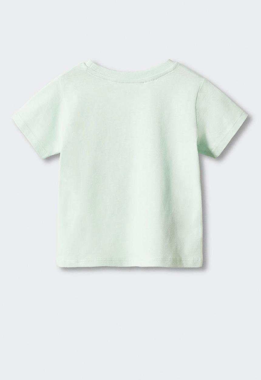 MANGO - T-shirt window - aqua