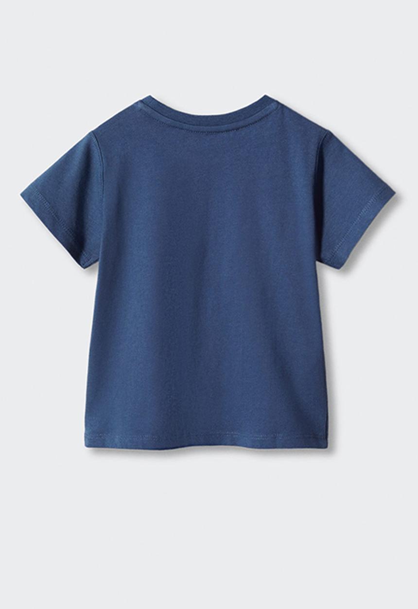MANGO - T-shirt tortuga - navy