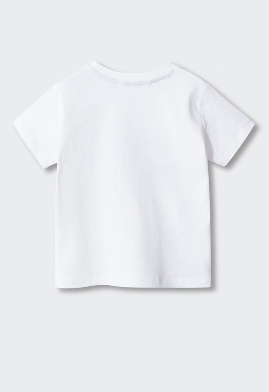 MANGO - T-shirt under - white